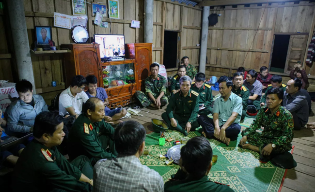 họp trực tuyến các chiến sĩ